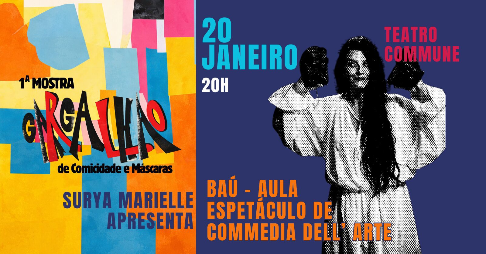Baú – Aula Espetáculo de Commedia Dell’Arte – 1ª MOSTRA GARGALHÃO