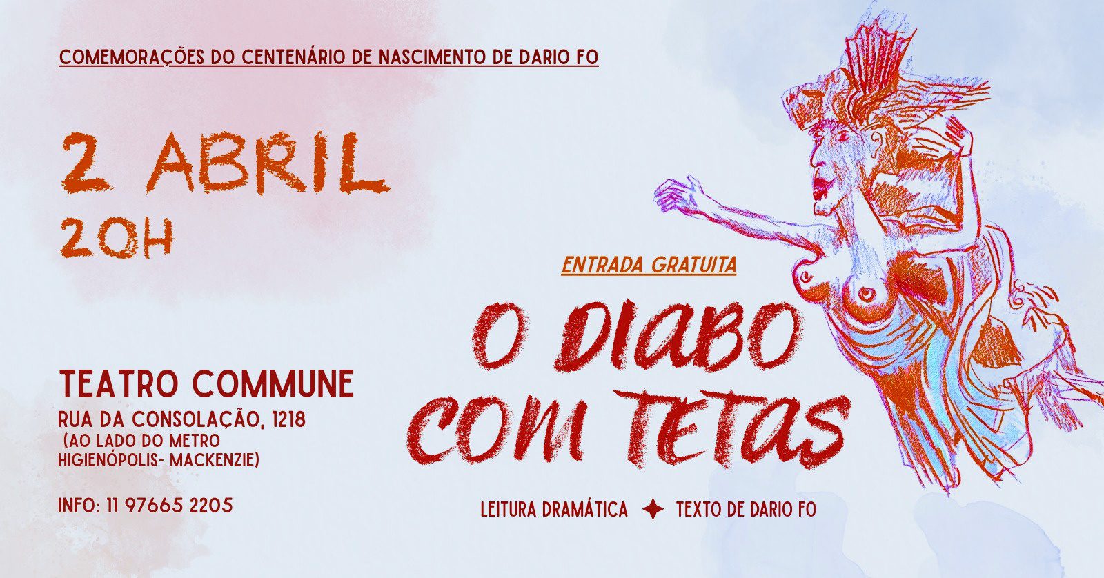 O Diabo com Tetas – Texto Dario Fo (Leitura Dramática)