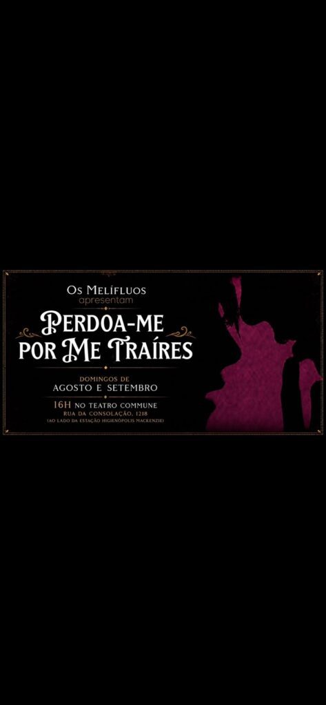 PERDOA-ME POR ME TRAÍRES