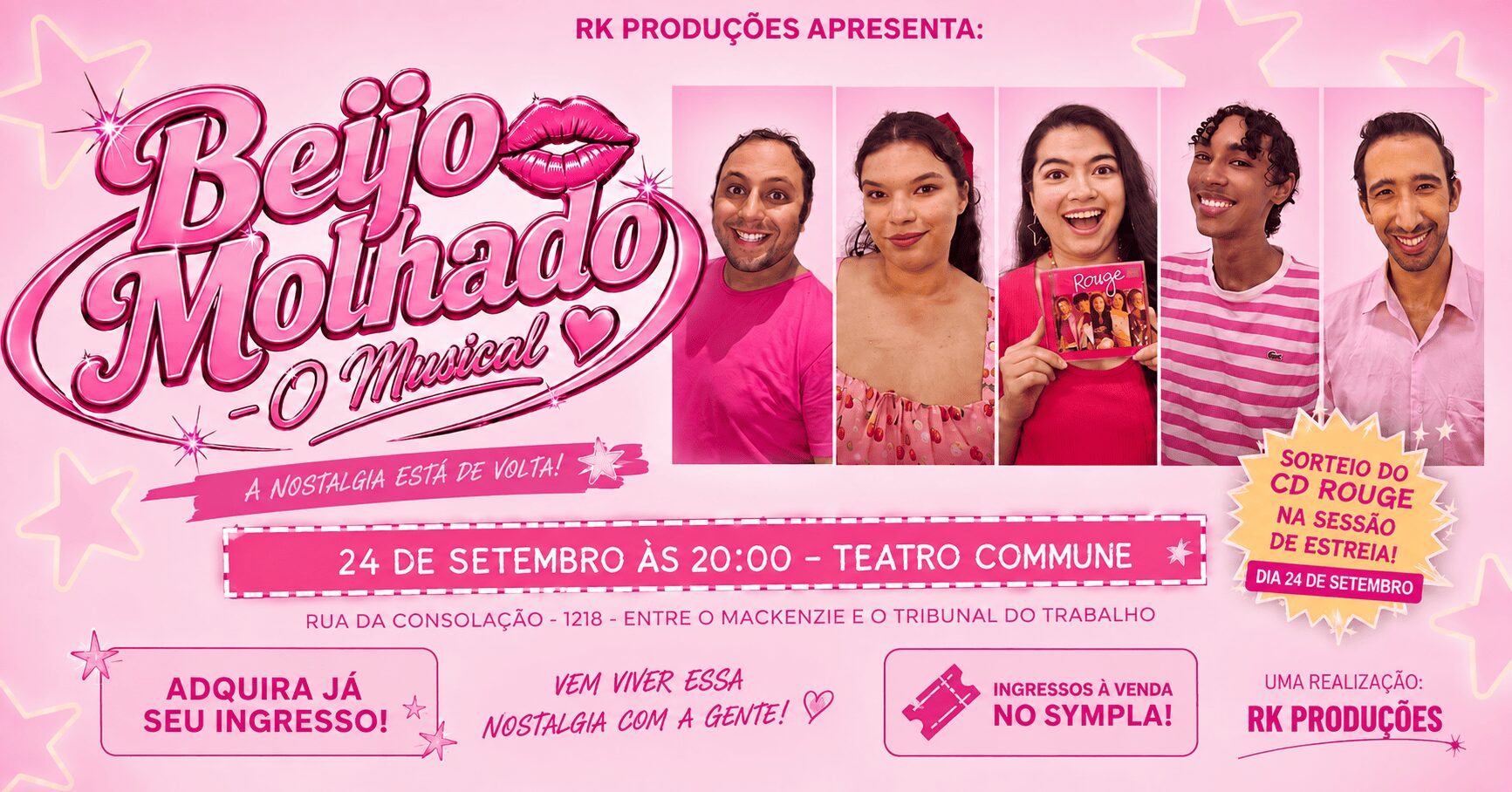 BEIJO MOLHADO – O Musical